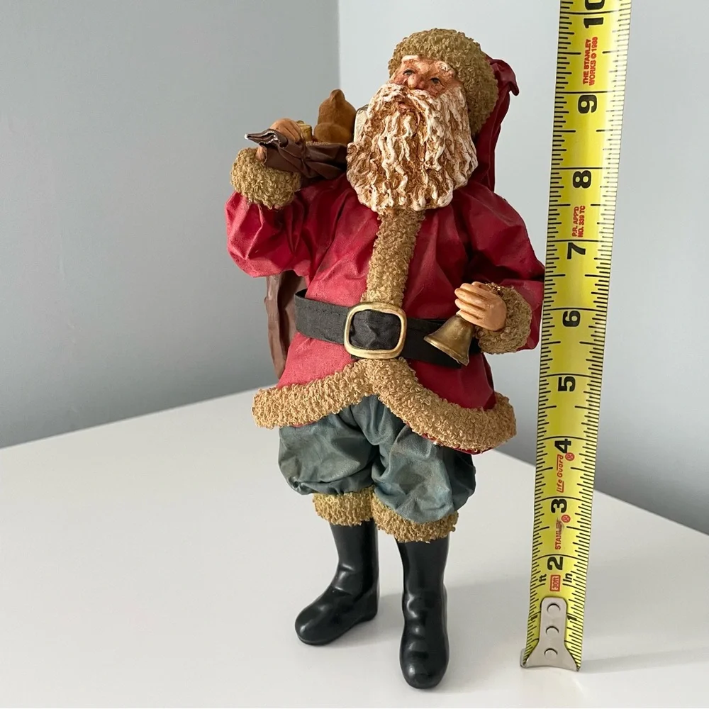 Vintage Possible Dreams Clothtique Santa with Bell 1986
